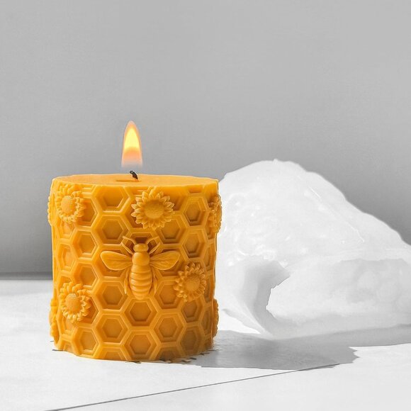 Other - Honeybee Honeycomb & Animal Candle & Resin Casting Molds - 3D Silicone Molds for